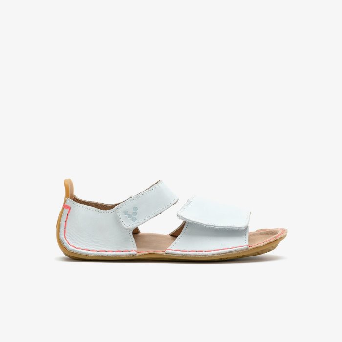 Vivobarefoot Ababa Sandal II Kids - White Casual Shoes MFE268935